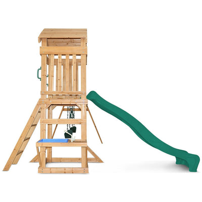 Albert Park Swing & Play Set (Green Slide) Payday Deals