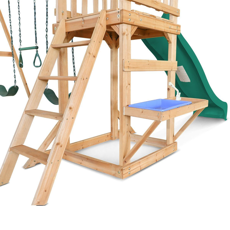 Albert Park Swing & Play Set (Green Slide) Payday Deals