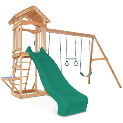 Albert Park Swing & Play Set (Green Slide) Payday Deals