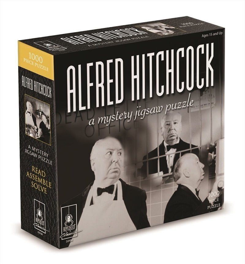 Alfred Hitchcock With Book - 1000 Piece Puzzle Payday Deals