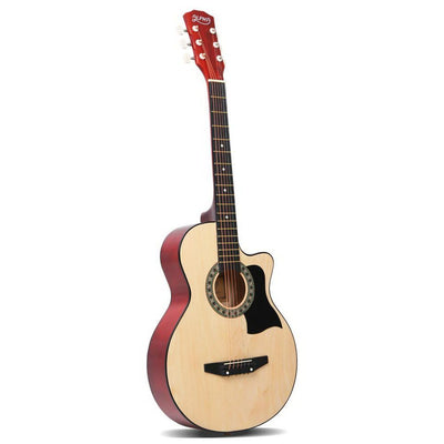 38 Inch Wooden Acoustic Guitar - Natural