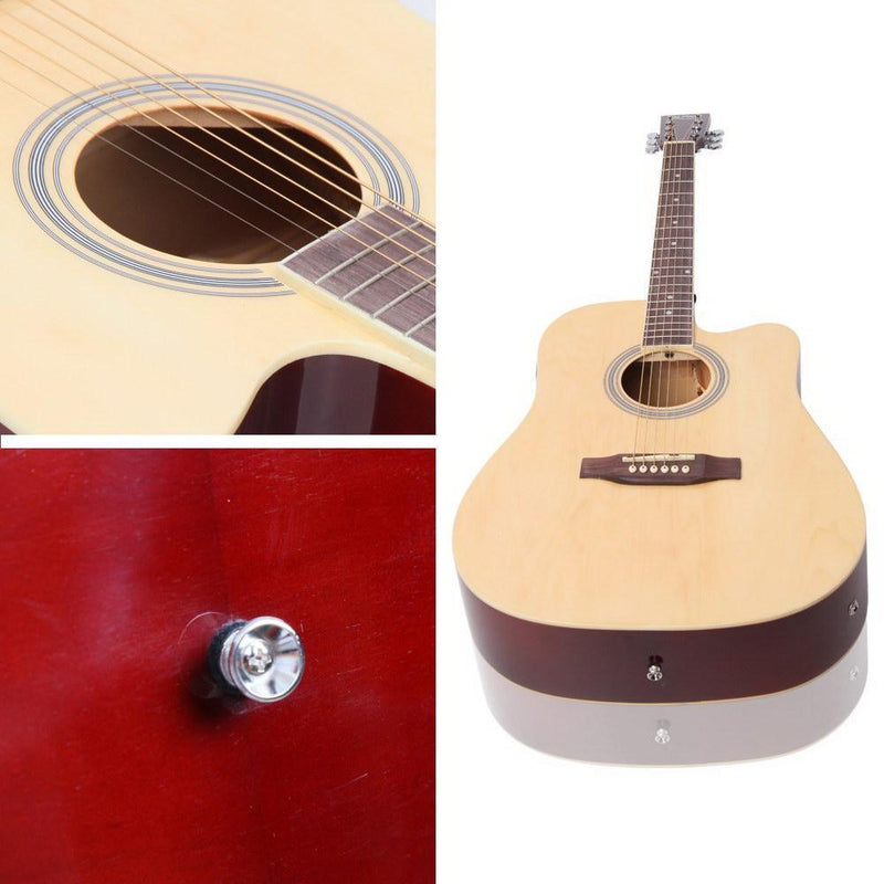 Alpha 41 Inch 5 Band Acoustic Guitar Full Size - Natural