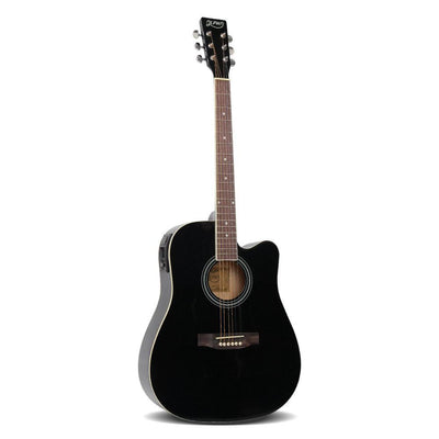 41 Inch 5 Band EQ Electric Acoustic Guitar Full Size - Black