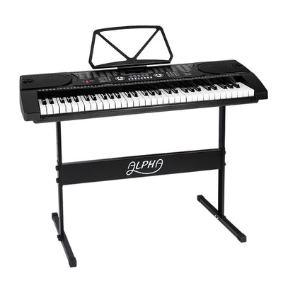 ALPHA 61 Keys LED Electronic Piano Keyboard Payday Deals