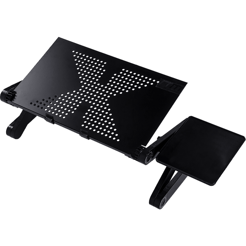 Aluminium Alloy Folding Laptop Computer Stand Desk Table Tray On Bed Mouse Payday Deals