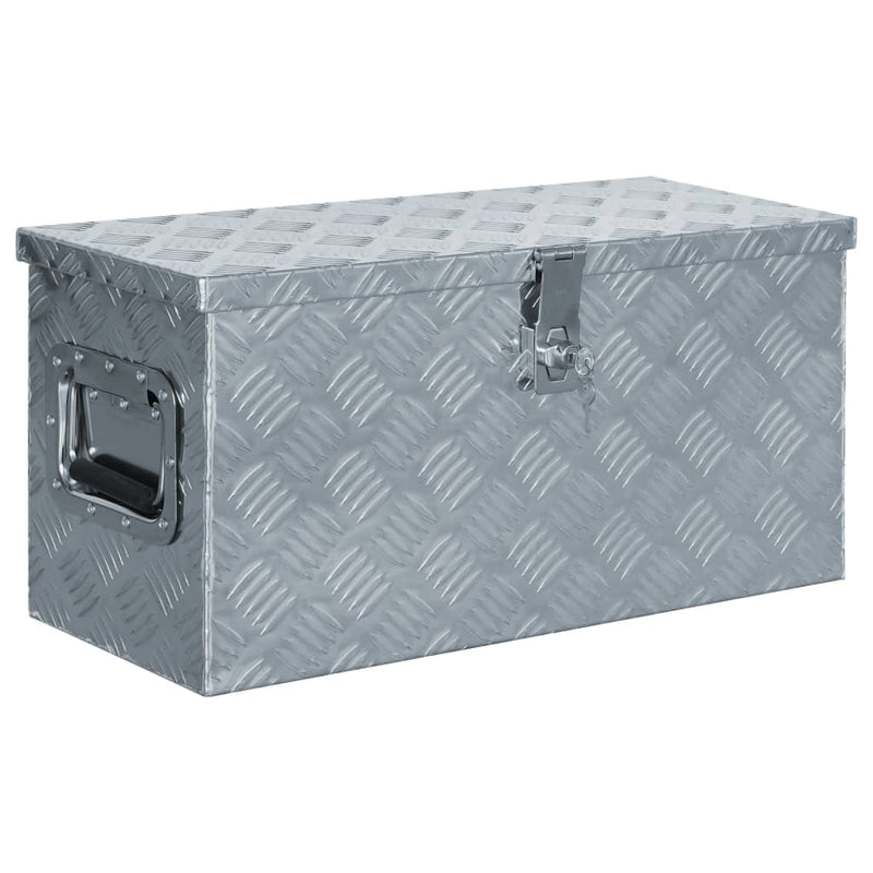 Aluminium Box 61.5x26.5x30 cm Silver Payday Deals