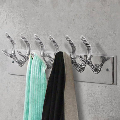 Aluminium Wardrobe Hook Coat Rack Hat/Tie Hanger Silver Payday Deals