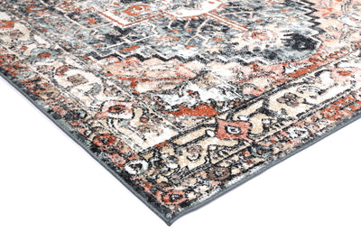 Anatolia Traditional Charcoal Rug 200x290cm Payday Deals