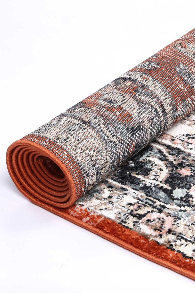 Anatolia Traditional Terracotta Rug 160x230cm Payday Deals