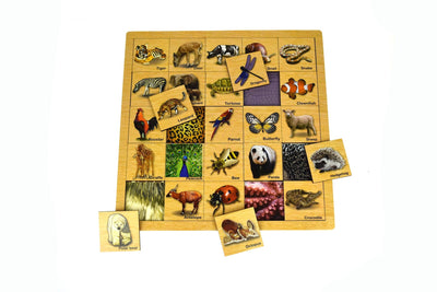 ANIMAL SKIN MATCHING PUZZLE TRAY Payday Deals