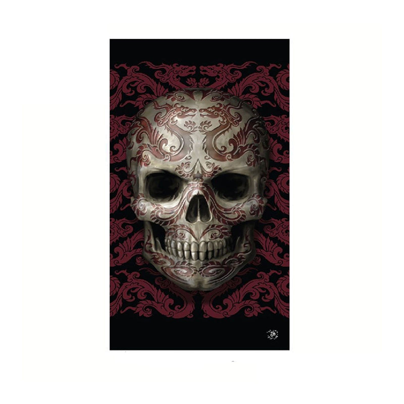 Anne Stokes Oriental Skull Beach Towel 75 x 150 cm Payday Deals