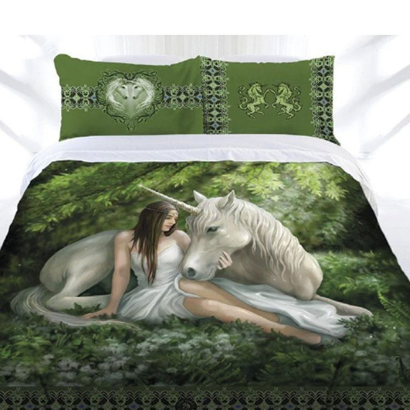 Anne Stokes Pure Heart Quilt Cover Set King Payday Deals