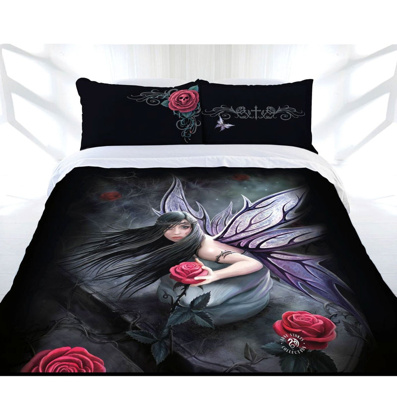 Anne Stokes Rose Fairy Quilt Cover Set Queen Payday Deals