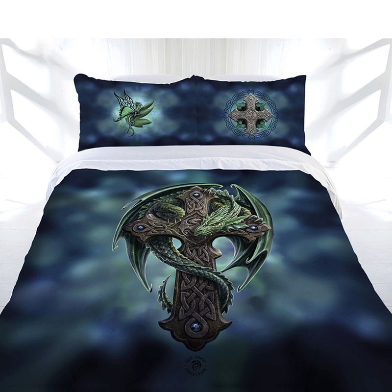 Anne Stokes Woodland Guardian Quilt Cover Set King Payday Deals