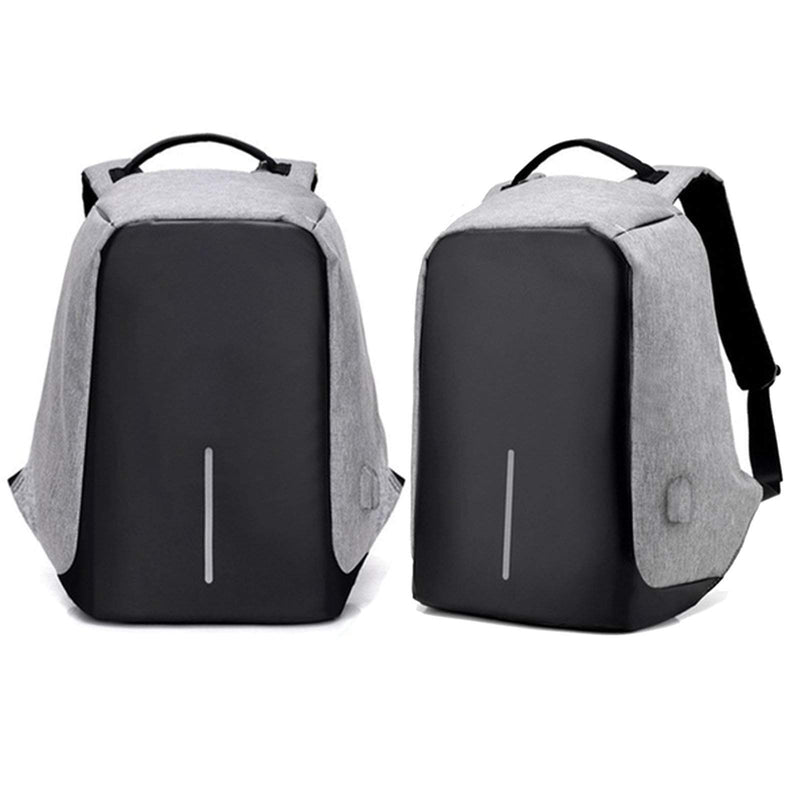 Anti Theft Backpack Waterproof bag School Travel Laptop Bags USB Charging 40 x 31 x 11cm Grey Payday Deals