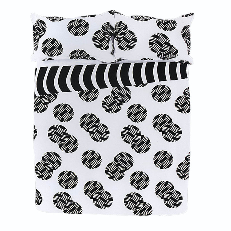 Apartmento Ontario Reversible Quilt Cover Set BLACK King Payday Deals