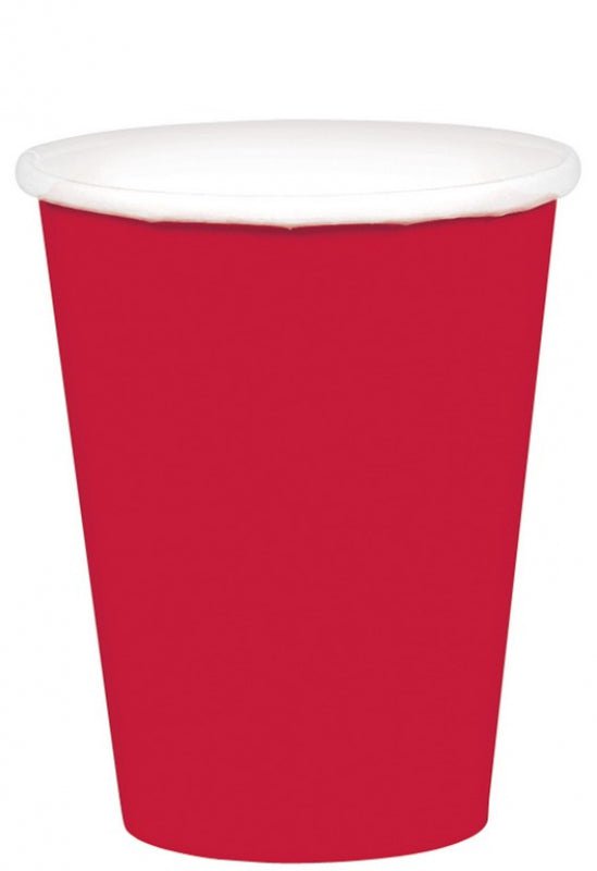 Apple Red Paper Cups 20 Pack Payday Deals