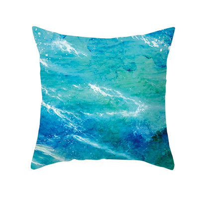Aqua Ocean Style Cushion Covers 4pcs Pack