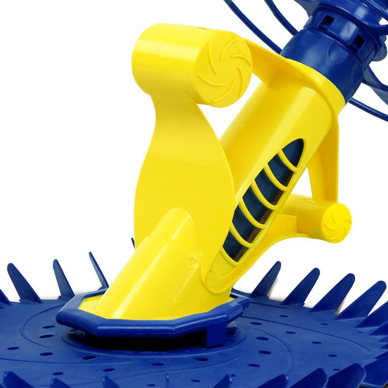 Aquabuddy Pool Cleaner Swimming Cleaning Automatic Floor Climb Wall Yellow And Blue