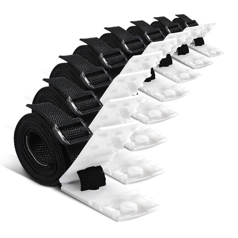 Aquabuddy Pool Cover Roller Attachment Straps Kit 8PCS for Swimming Solar Pool Payday Deals