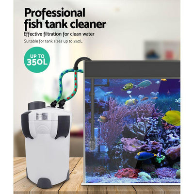 Aquarium External Canister Filter Aqua Fish Tank UV Light with Media Kit 1850L/H Payday Deals