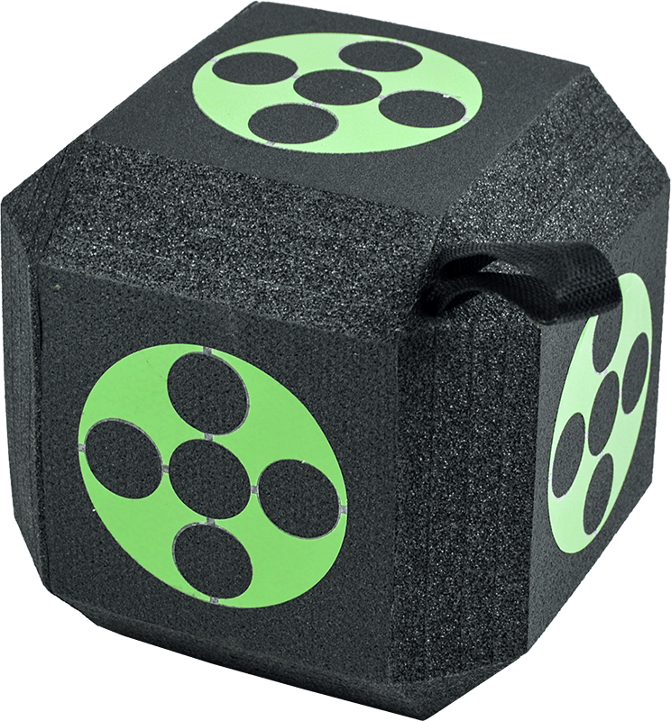 Archery 3D Dice Target Cube Reusable 18 Sides 23CM Self Healing XPE Foam Target Payday Deals