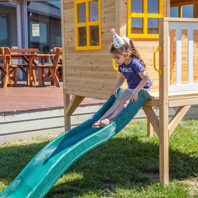 Archie Cubby House with Green Slide Payday Deals