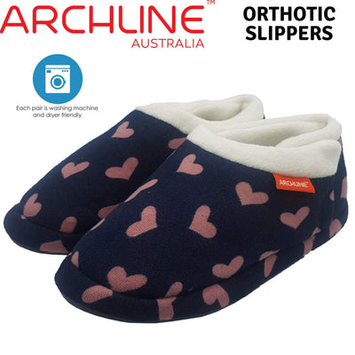 ARCHLINE Orthotic Slippers CLOSED Arch Scuffs Medical Moccasins Pain Relief Payday Deals
