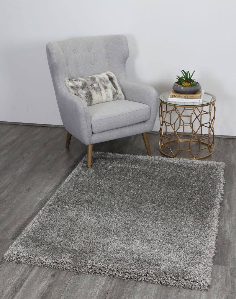 Arctic Plush Dark Grey Shaggy Rug 160x220 cm Payday Deals