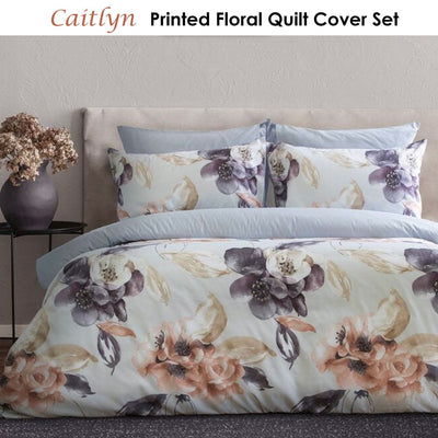 Ardor Caitlyn Printed Floral Quilt Cover Set King Payday Deals