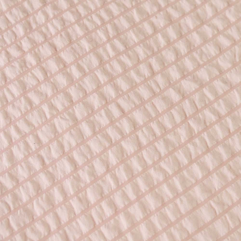 Ardor Ingrid Blush Seersucker Stripe Quilt Cover Set King Payday Deals