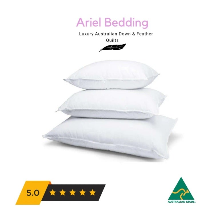 Ariel Miracle 30percent Duck Down Pillows European 65cm x 65cm Payday Deals