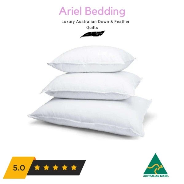 Ariel Miracle 50percent Duck Down Pillows European 65cm x 65cm Payday Deals