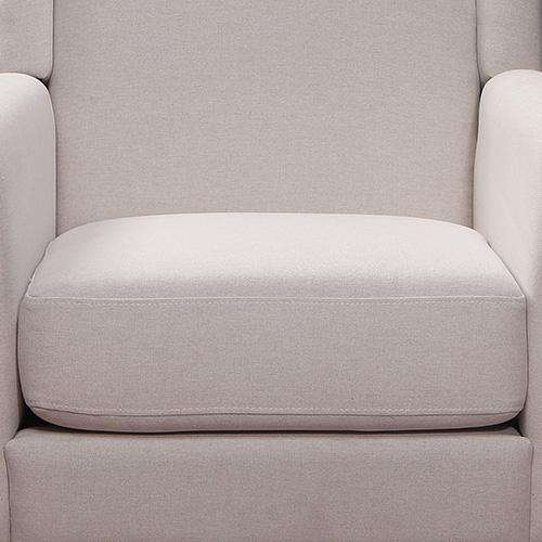 Armchair in Beige Colour Lounge Accent Chair Upholstered Fabric with Wooden leg Payday Deals