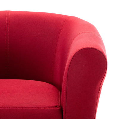 Armchair Wine Red Fabric Payday Deals