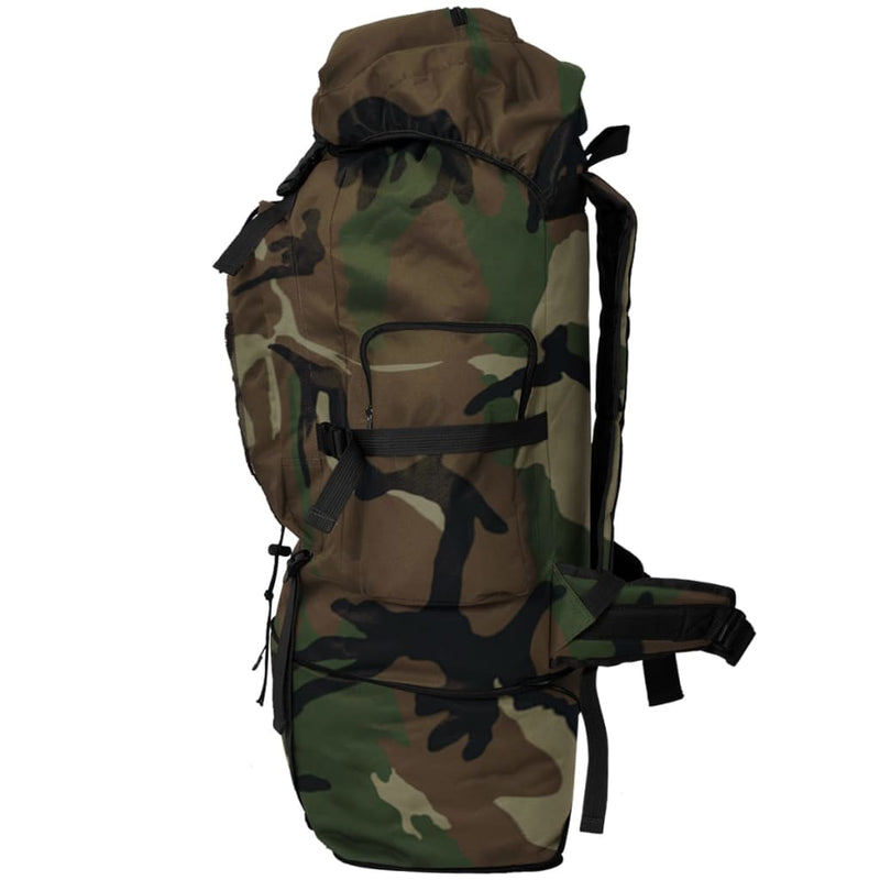 Army-Style Backpack XXL 100 L Camouflage Payday Deals