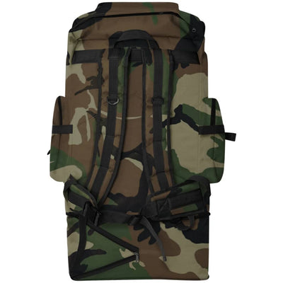 Army-Style Backpack XXL 100 L Camouflage Payday Deals