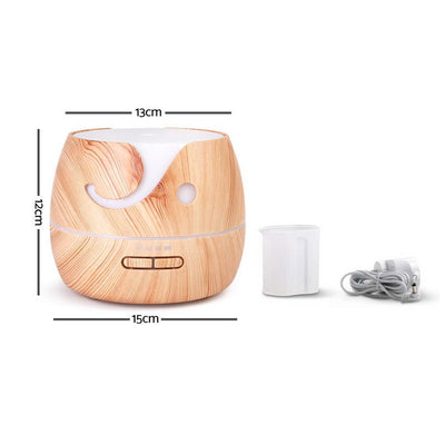 Aroma Diffuser Air Humidifier 400ml Light Wood Grain