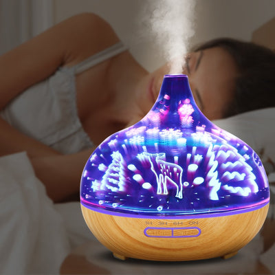 Aroma Diffuser Aromatherapy Ultrasonic Humidifier Essential Oil Purifier Deer Payday Deals