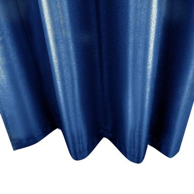 Art Queen Set of 2 Navy Blue Blockout Curtains Eyelet 3 Pass Blackout Room 300 x 230cm