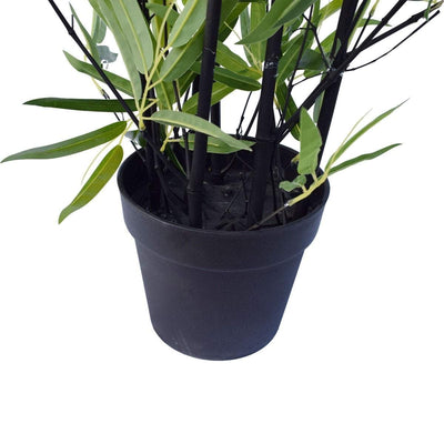 Artificial Bamboo Black Bamboo 160cm Real Touch Leaves Payday Deals