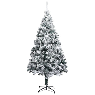 Artificial Christmas Tree LEDs&Ball Set&Flocked Snow Green 300 cm Payday Deals