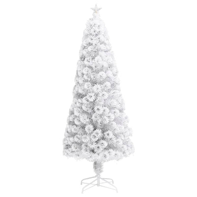 Artificial Christmas Tree with LED White 240 cm Fibre Optic Payday Deals