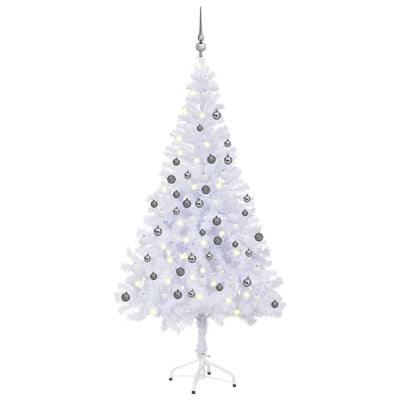 Artificial Christmas Tree with LEDs&Ball Set 180cm 620 Branches