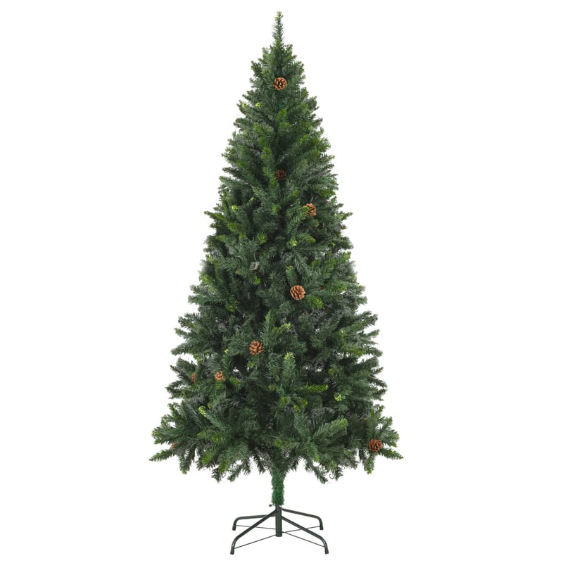 Artificial Christmas Tree with LEDs&Ball Set&Pine Cones 180 cm Payday Deals