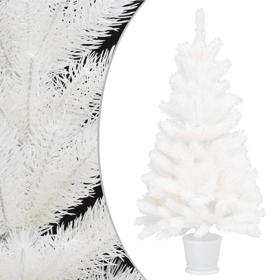 Artificial Christmas Tree with LEDs&Ball Set White 90 cm Payday Deals