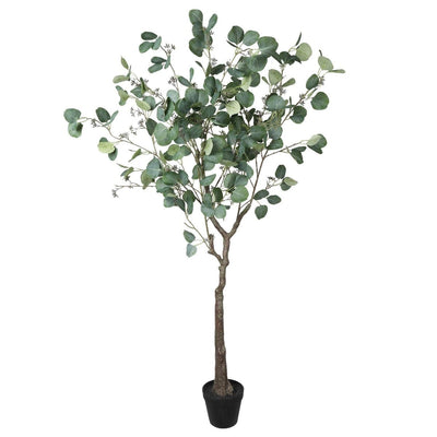 Artificial Eucalyptus Tree (Red Box Eucalyptus Polyanthemos) 150cm Payday Deals