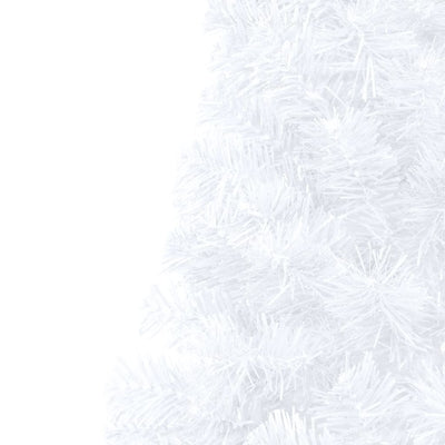 Artificial Half Christmas Tree with LEDs&Ball Set White 180 cm Payday Deals