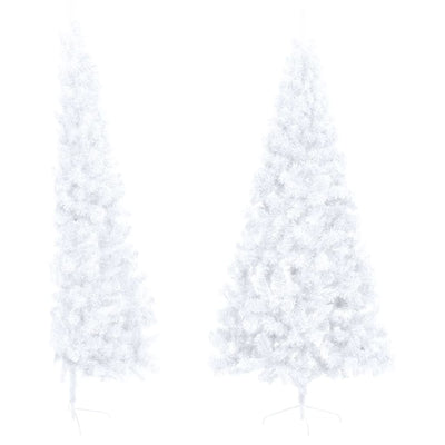 Artificial Half Christmas Tree with Stand White 180 cm PVC Payday Deals