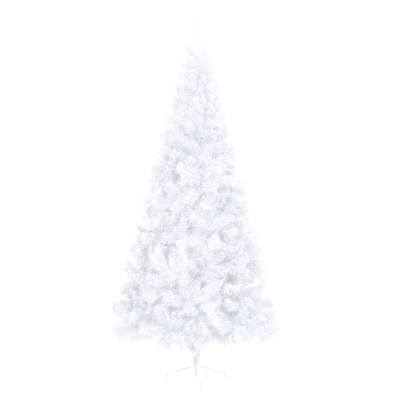 Artificial Half Christmas Tree with Stand White 210 cm PVC Payday Deals